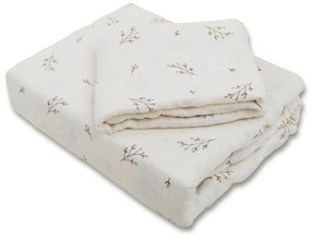 Matex Mušelínové obliečky Vetvička, 140 x 200 cm, 70 x 90 cm