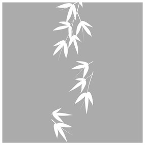 Samolepka na dvere do sprchy Ambiance Bamboo Leaves