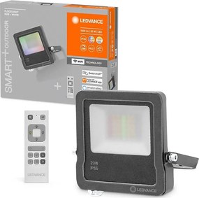 Ledvance - LED RGBW reflektor FLOODLIGHT LED/20W/230V 3000K IP65 Wi-Fi + diaľkový ovládač