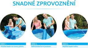 Intex | Bazén Tampa 4,57x1,22 m s kartušovou filtráciou a príslušenstvom | 19900042