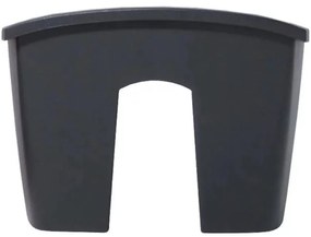 Kvetináč na zábradlie Crown DCRO400 14022 S433 antracit