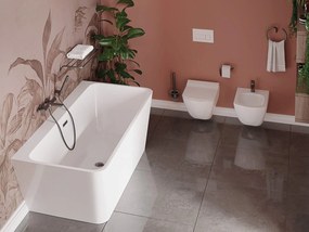 Deante Anemon, závesný bidet  52 x 37 cm Rimfree, biela, CDZ_6BPW