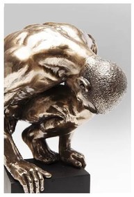 Nude Man Stand dekorácia bronzová 35 cm