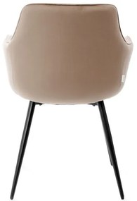 Jedálenská stolička ANDRE zamatová hnedá 847290