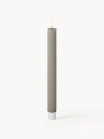 Ručne vyrobené dlhé LED sviečky Real Flame, V 24 cm, 2 ks