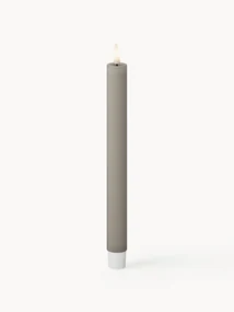 Ručne vyrobené dlhé LED sviečky Real Flame, V 24 cm, 2 ks
