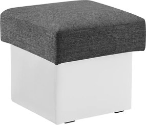 Taburetka T1 - sivá (Sawana 05) / biela (Soft 17)