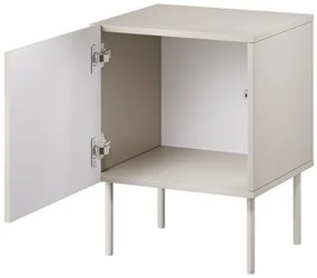 Set 2 ks nočných stolíkov Mlerk, Farby: čierna matná