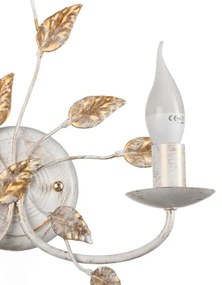 ONLI - Nástenné svietidlo COLLANA 1xE14/6W/230V biela/zlatá