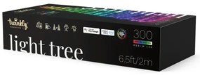 Twinkly TWP300SPP-BEU- LED RGBW Vonkajší vianočný stromček 300xLED 2m IP44 Wi-Fi