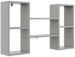 Polička NR 21 platinová sivá