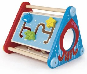 Drevený box plný aktivít