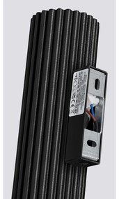 Čierne nástenné svietidlo Gleam – Sollux