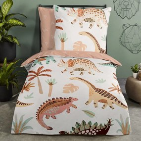 Good Morning Obliečky Good Morning 100% bavlna Dino 140x200/70x90 cm