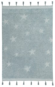 Lorena Canals koberce Ručne tkaný kusový koberec Hippy Stars Aqua Blue - 120x175 cm