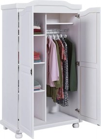 Šatníková skriňa Hedda, bielena borovica