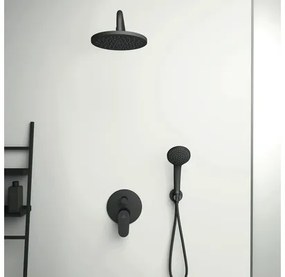 Ručná sprcha Ideal Standard Idealrain 100x100 mm čierna B9402XG