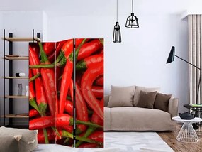 Paraván - chili pepper - background [Room Dividers]