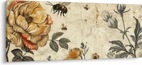 Obraz - Včelia lúka (120x50 cm)