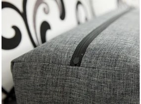 Pohovka s taburetkou Dorien  (vanilková). Vlastná spoľahlivá doprava až k Vám domov. 1122097