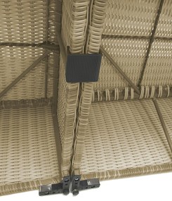 Deokork Ratanová variabilná zostava SEVILLA pre 2 osoby (béžová)