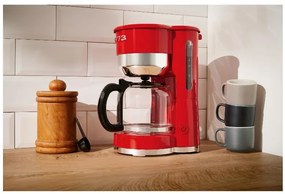 Silvercrest®  Kávovar Retro 1973 Skmr 1000 A1/Sokmr 1000 A1, červená  (100393801)