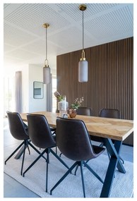 Hnedé jedálenské stoličky v súprave 2 ks Monaco – House Nordic