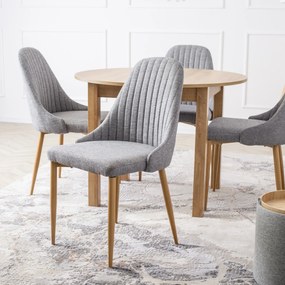 Čalouněná jídelní židle TORINO šedá