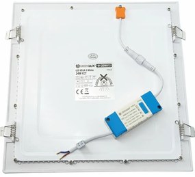 LED Podhľadové svietidlo VEGA LED/24W/230V 2900/3900/5800K 30x30 cm biela