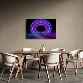 Obraz farebných kruhov (90x60 cm)