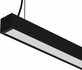 LED luster na lanku LED/44W/230V 3000K 120 cm čierny