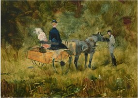 Obraz - Henri de Toulouse-Lautrec, The Trap, reprodukcia (70x50 cm)