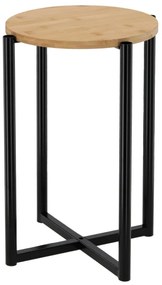 Okrúhly kávový stolík v loftovom štýle 29 x 42 cm