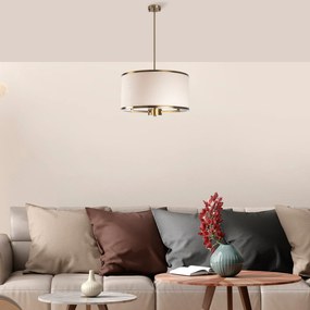 Závesné svietidlo Way III retro zlatá/béžová