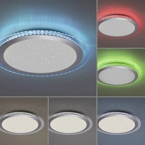 Leuchten Direkt 15411-21- LED RGB Stmievateľné stropné svietidlo CYBA LED/26W/230V + DO