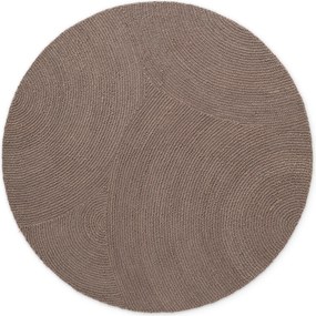 Hanse Home, AKCIA: 200x200 (průměr) kruh cm Kusový koberec Eleni 106219 Taupe kruh, hnedá, obývacia izba