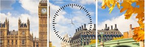 Obraz - Big Ben, Londýn (s hodinami) (90x30 cm)