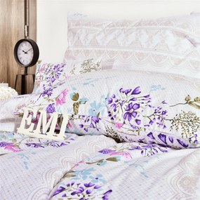 Obliečky bavlnené Isabel krémové EMI: Štandardný set jednolôžko obsahuje 1x 140x200 + 1x 70x90