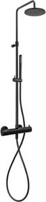 Sprchový systém Paffoni s termostatickou batériou čierna ZCOL638KLIQNO