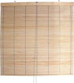 Dřevěná roleta na pergolu – přírodní Šířka rolety: 100 cm, Rozvin rolety: 250 cm