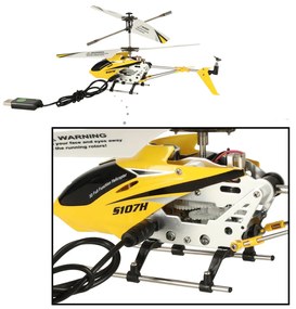 KIK SYMA S107H RC vrtuľník 2,4 GHz RTF žltá