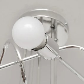 Prisadený luster OXFORD 5xE27/15W/230V lesklý chróm