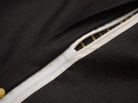 Obliečky z mikrovlákna VISATA čierne Rozmer obliečky: 2 ks 70 x 80 cm | 160 x 200 cm