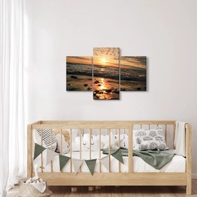 Obraz - Západ slnka pri oceáne (90x60 cm)
