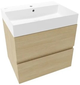 Kúpeľňová skrinka Naturel Verona 60x50x45,5 cm mat VERONA60SDU2, 1 ks