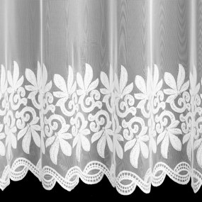 ZÁCLONA NA KRÚŽKOCH TALIA 350X150 CM BIELA