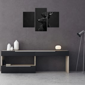 Obraz - Portrét jeleňa (90x60 cm)