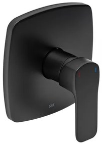 Sprchová batéria SAT Cube Way vrátane podomietkového telesa čierna matná CU210C, 1 ks