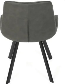 Jedálenská stolička sivá HC-V3066 GREY3