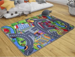 Detský koberec 80x120 cm, motiv cesty%